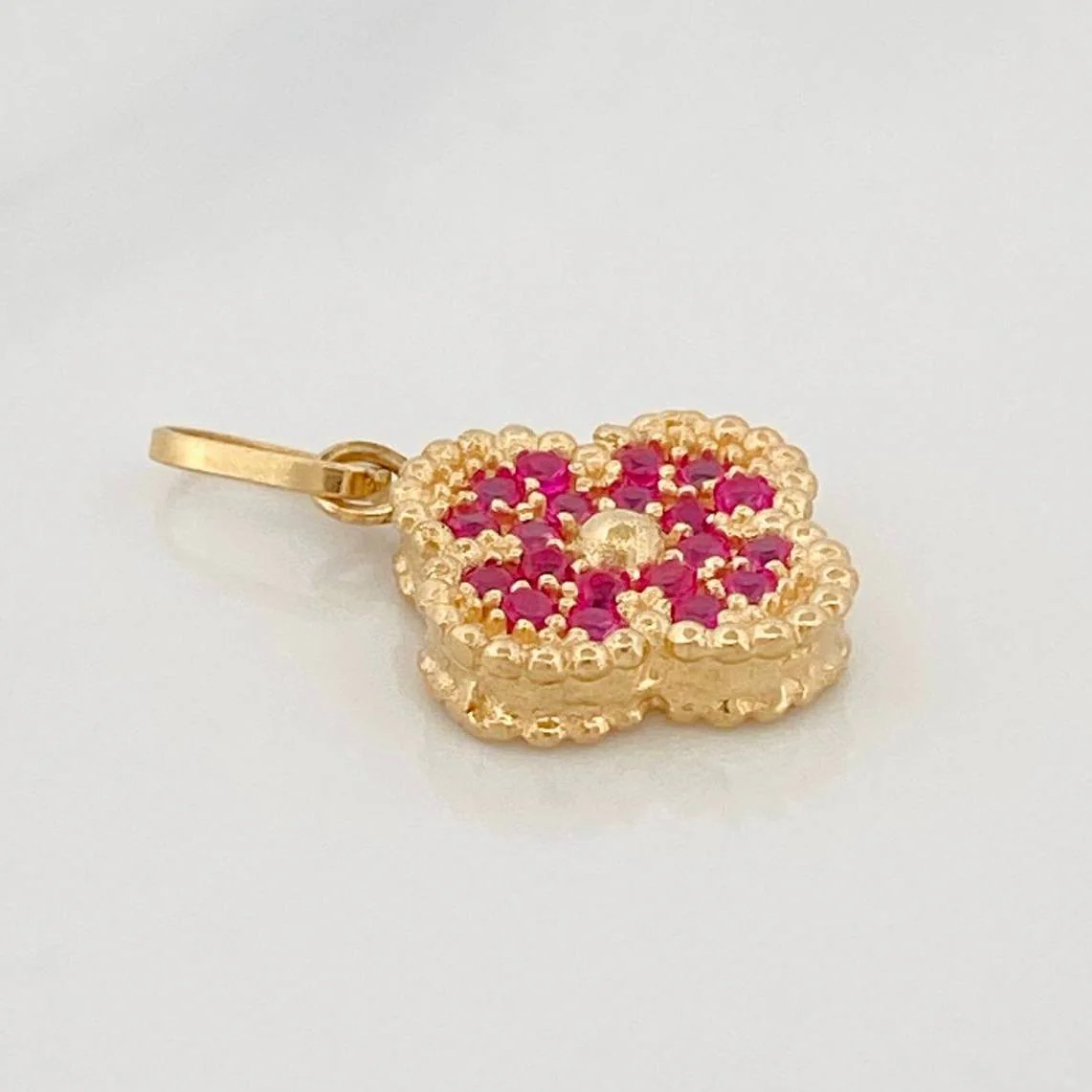 Dije Trebol 2.75 g / 3/4 in Oro Amarillo 18K - Image 2