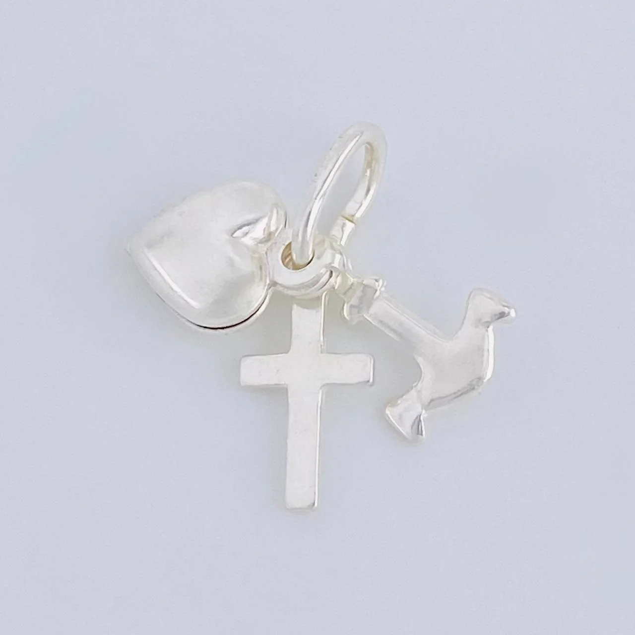 Dije Tres Gracias 1 g / 1/2 in Plata 925