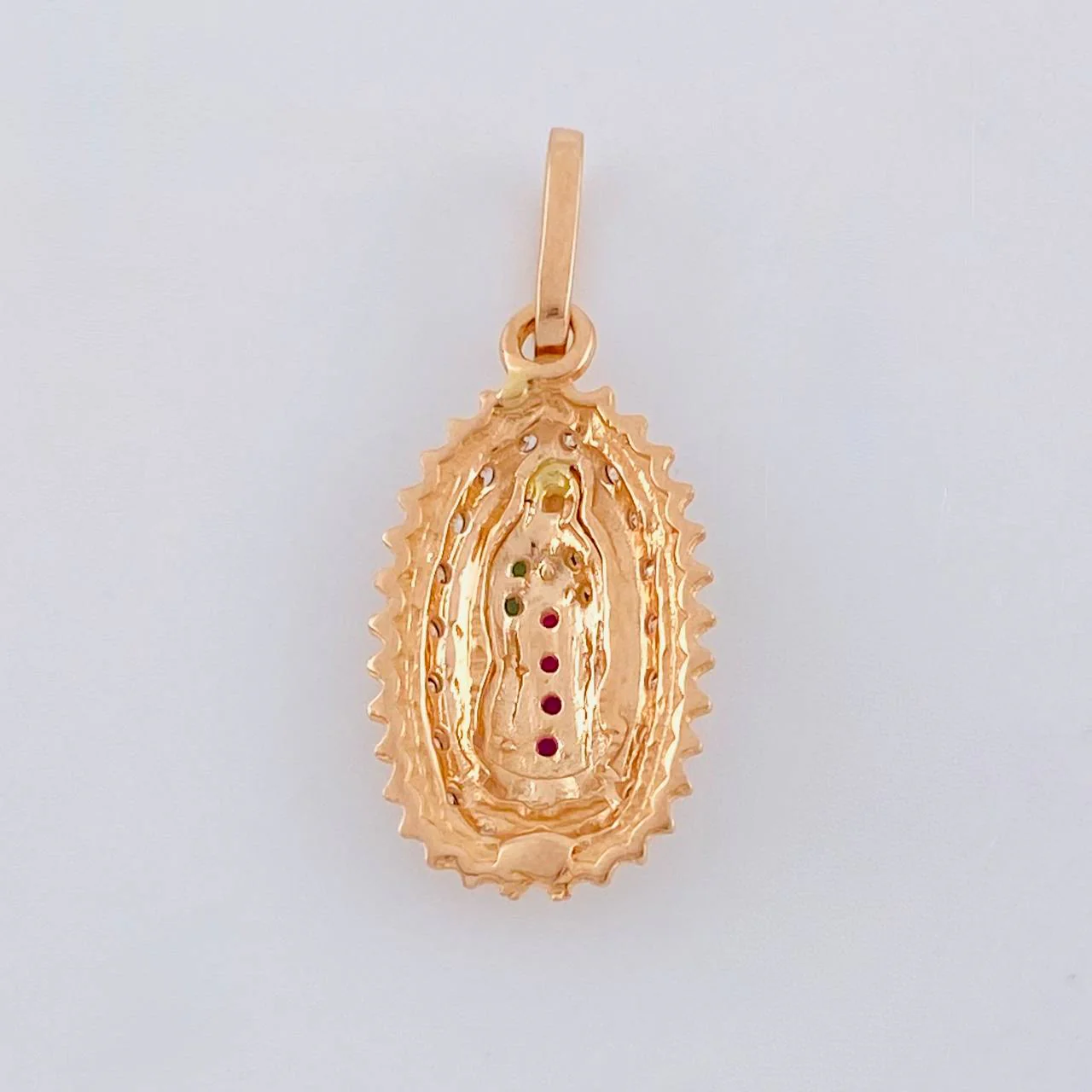 Dije Virgen De Guadalupe 1.35 g / 1 in Oro Rosa 18K - Image 4