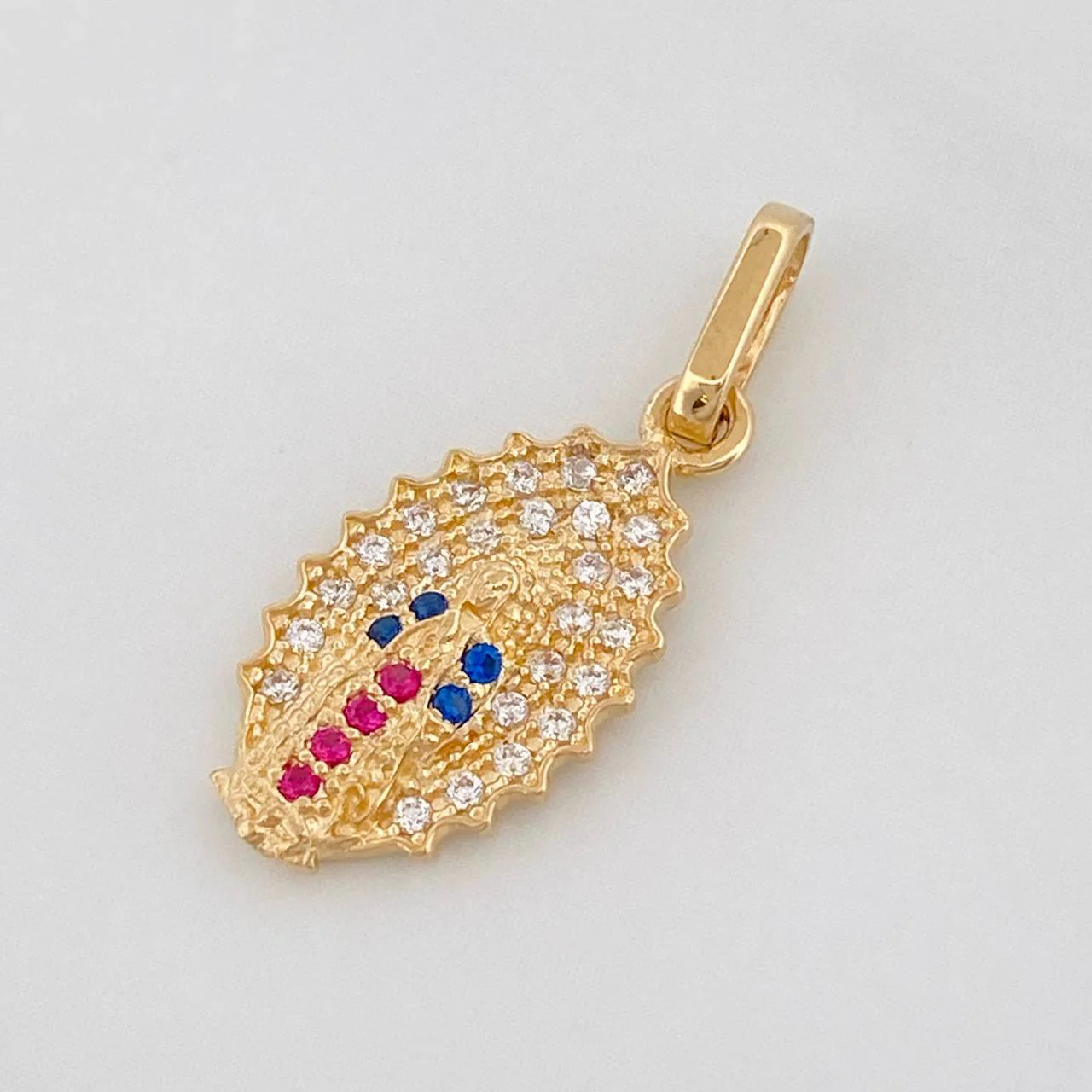 Dije Virgen de Guadalupe 1.35g / 3/4 in Oro Amarillo 18K - Image 3