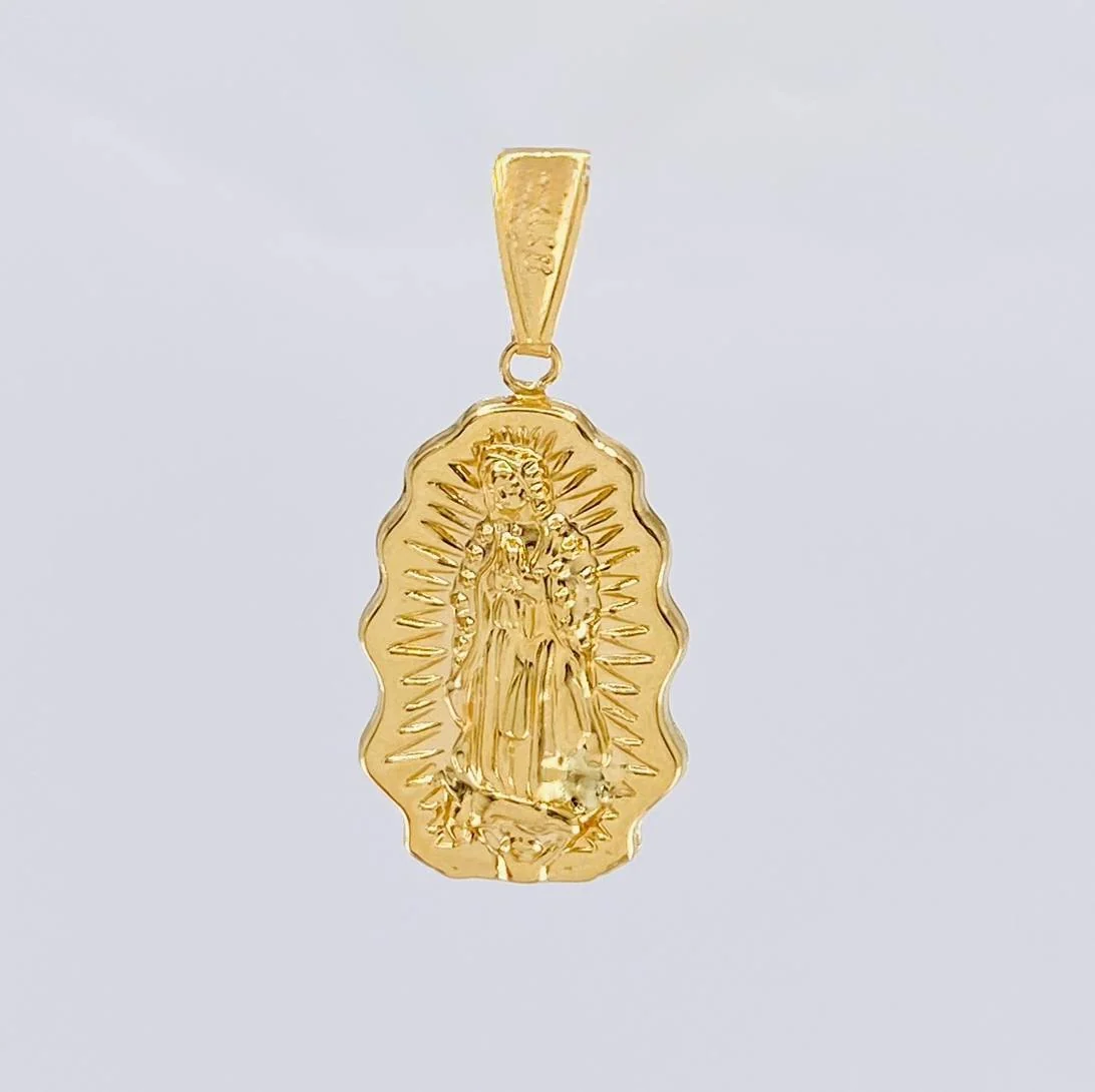 Dije Virgen De Guadalupe 2.1 g / 1 1/2 in Oro Amarillo 18K - Image 2