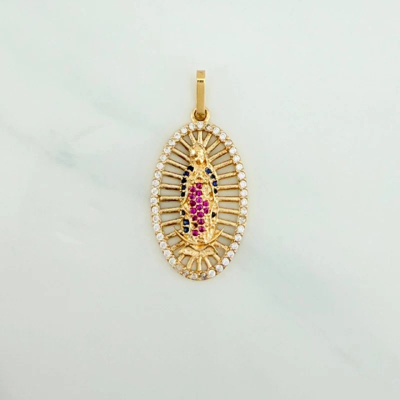 Dije Virgen De Guadalupe 3.55 g / 1 1/2 in Oro Amarillo 18K