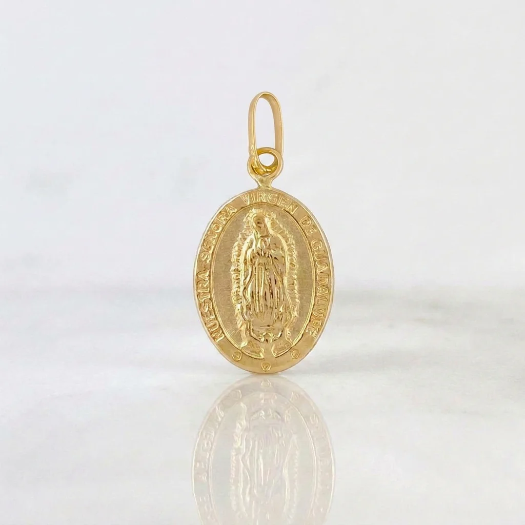 Dije Virgen Guadalupe 0.9 g / 1 in Oro Amarillo 18K
