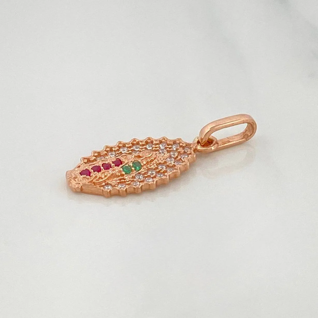 Dije Virgen Guadalupe 1.15 g / 1 in Oro Rosa 18K - Image 2