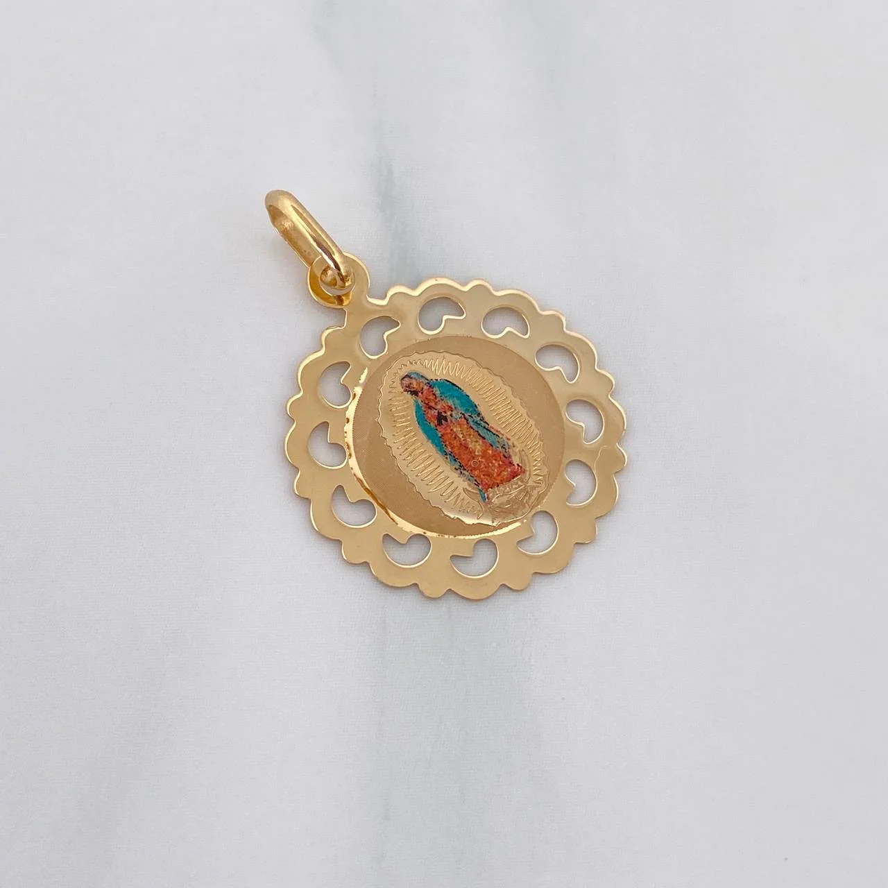 Dije Virgen Guadalupe 1.2 g / 1 in Oro Amarillo 18K - Image 3