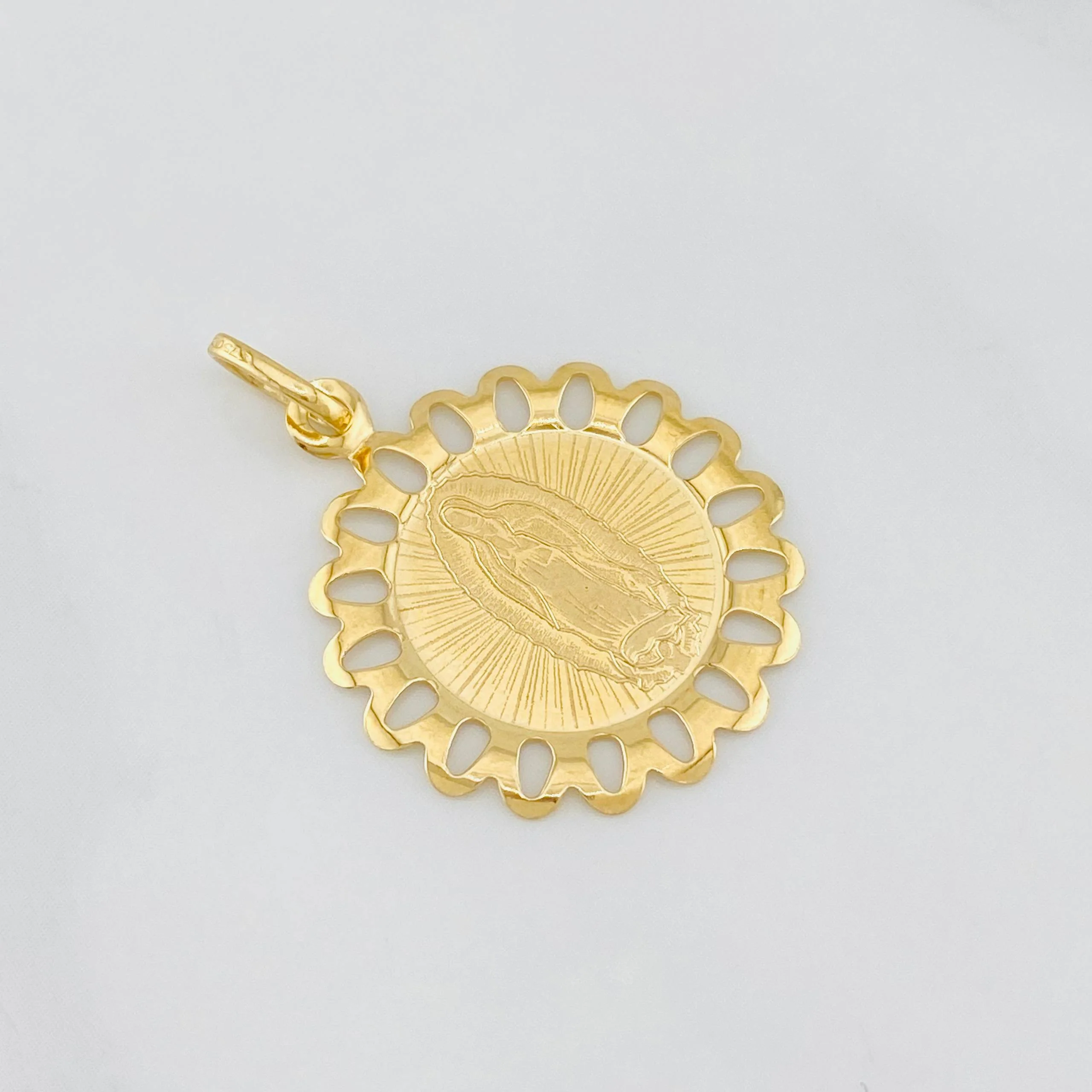 Dije Virgen guadalupe 1.25g / 1 in Oro Amarillo 18K - Image 2