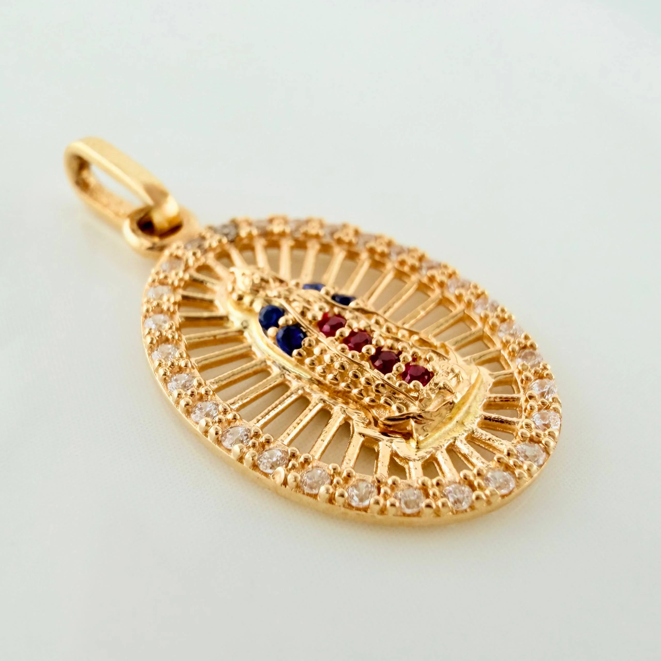 Dije Virgen Guadalupe 1.6g / 1 in Oro Amarillo 18K - Image 3