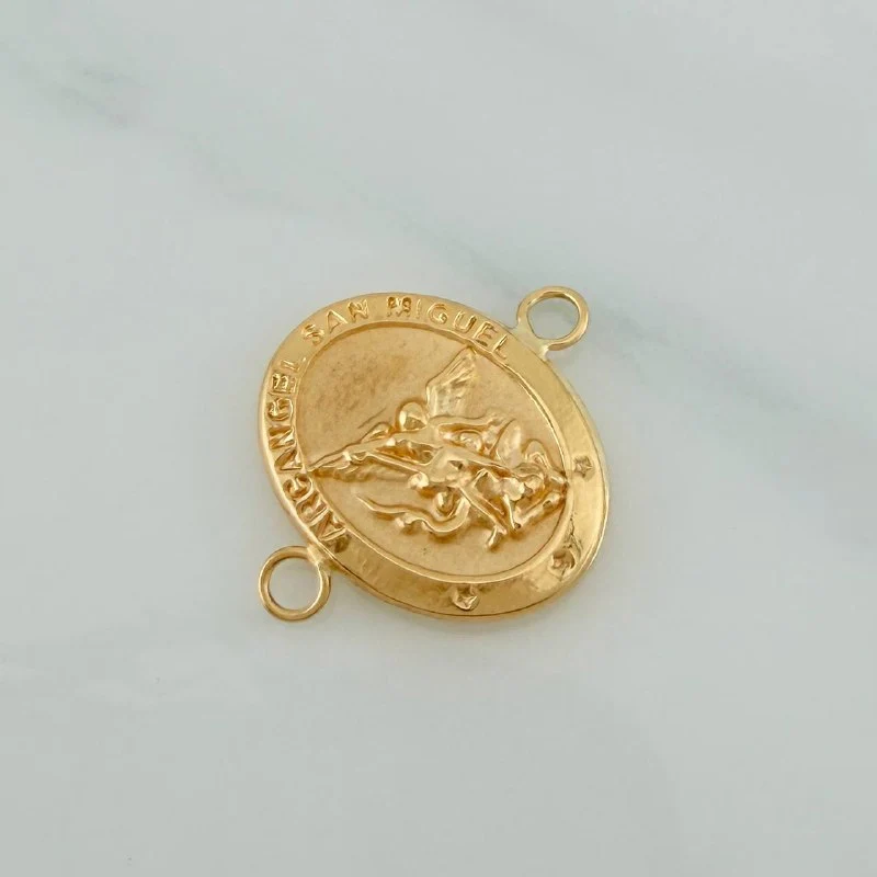 Herraje Arcangel San Miguel 0.9gr / 3/4 in / Oro Amarillo 18K % - Image 2