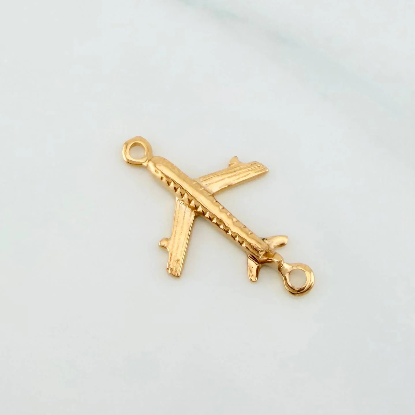 Herraje Avion 0.9 g / 3/4 in Oro Amarillo 18K - Image 2