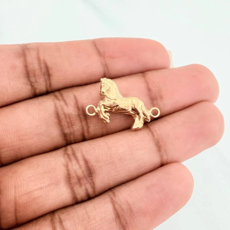 Herraje Caballo 0.9 g / 3/4 in Oro Amarillo 18K - Image 4