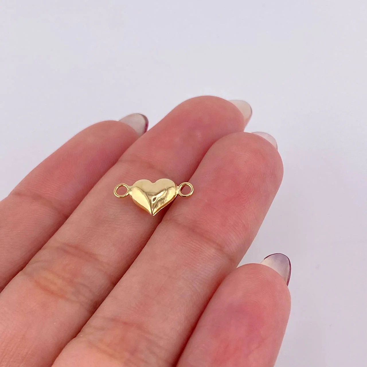 Herraje Corazón 0.25gr / 1/2 in / Oro Amarillo 18K © - Image 3