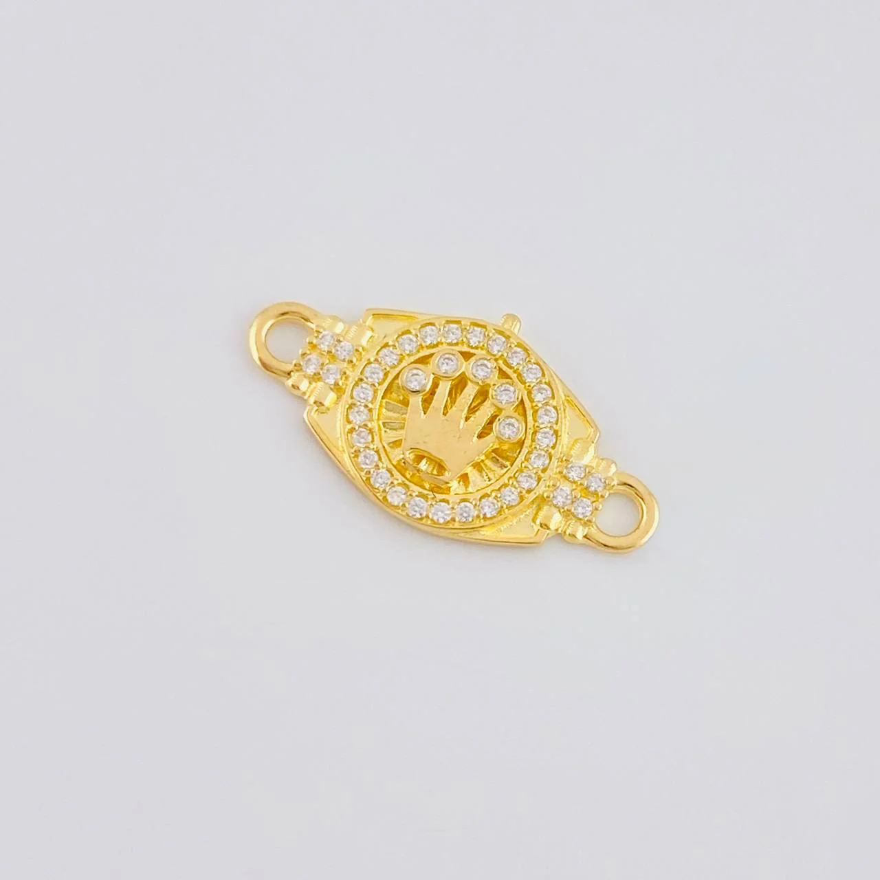 Herraje Correa Corona 1.4 g / 3/4 in Oro Amarillo 18K - Image 2