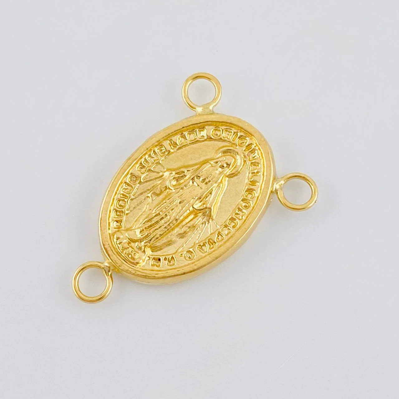 Herraje Crucero Virgen De La Milagrosa 1.1 g / 3/4 in Oro Amarillo 18K - Image 3