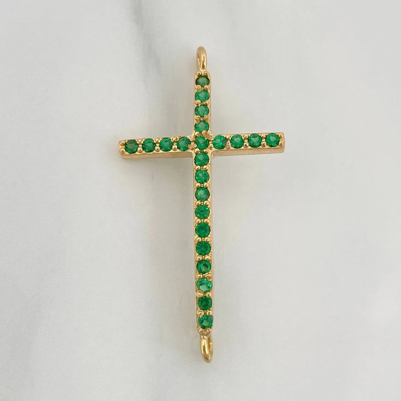 Herraje Cruz 1.5gr / 1 1/4 in / Oro Amarillo 18K %