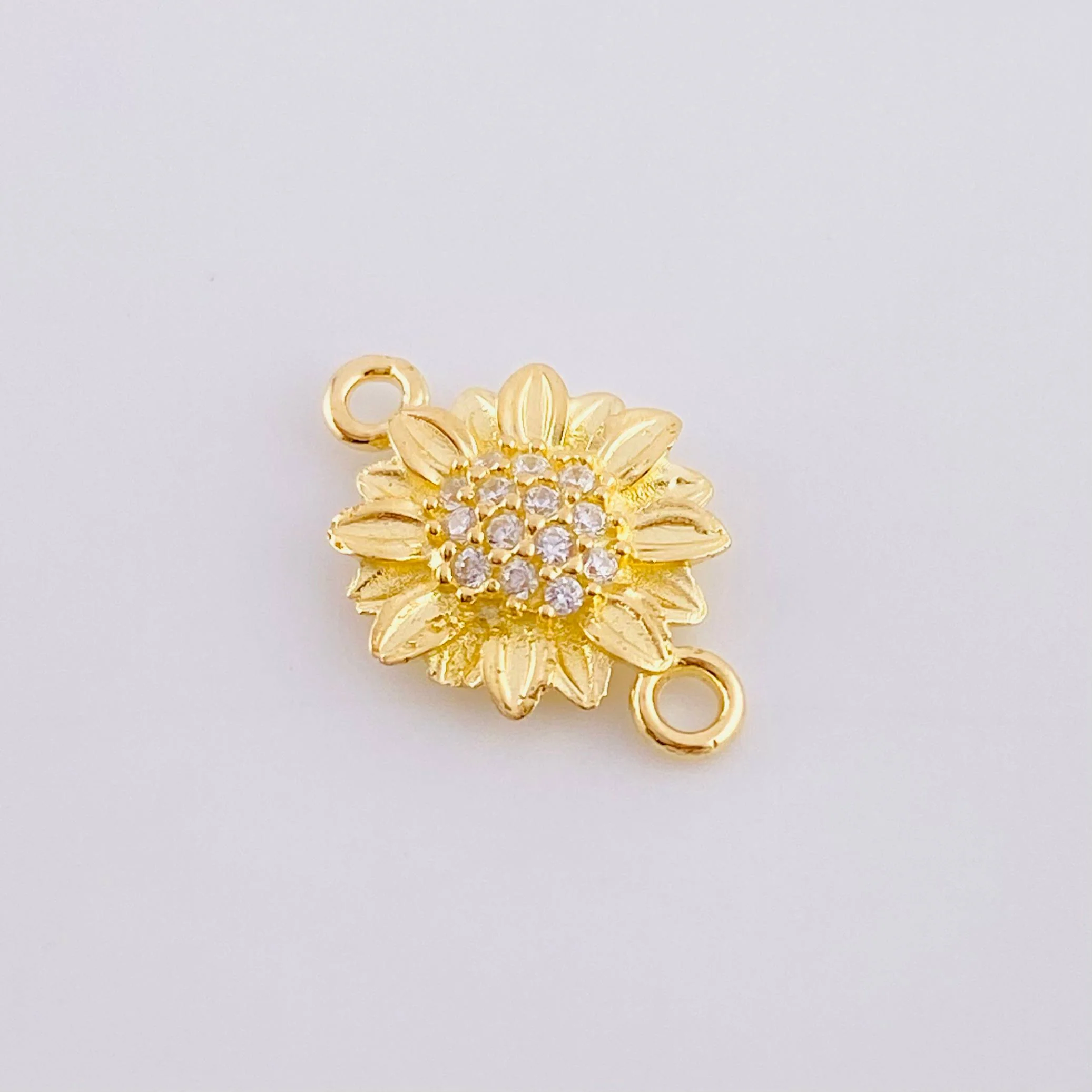 Herraje Girasol 0.9 g / 1/2 in Oro Amarillo 18K - Image 2