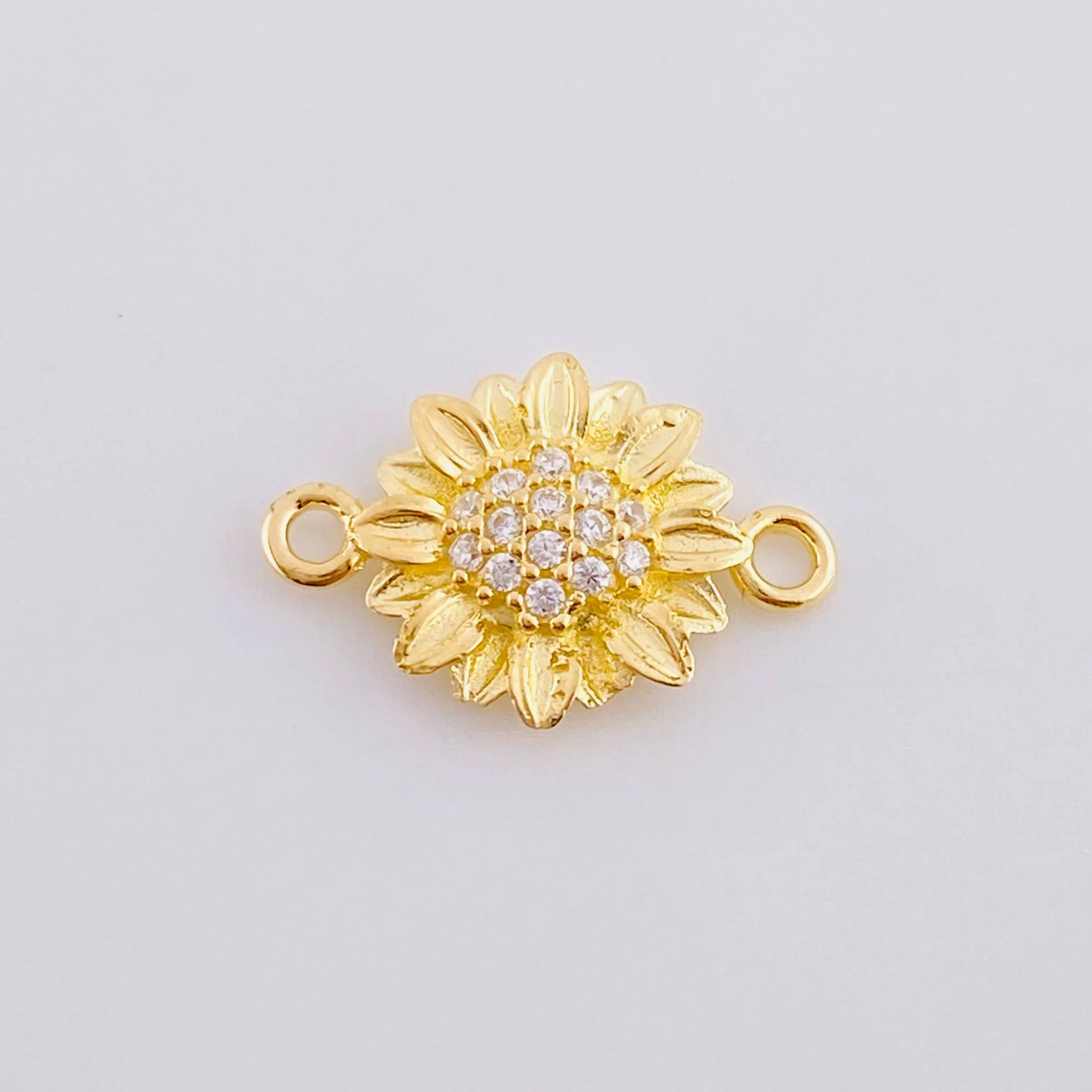 Herraje Girasol 0.95 g / 1/2 in Oro Amarillo 18K