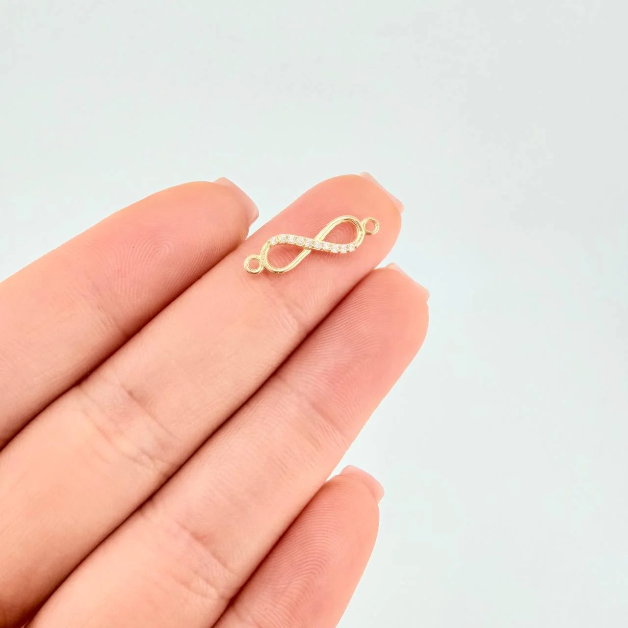 Herraje Infinito 0.45 g / 3/4 in Oro Amarillo 18K - Image 4