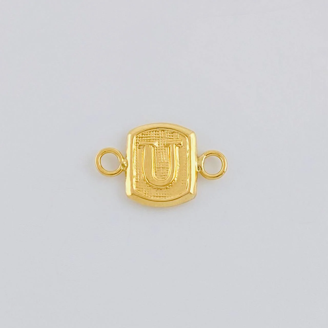 Herraje Letra U 0.3 g / 1/2 in Oro Amarillo 18K