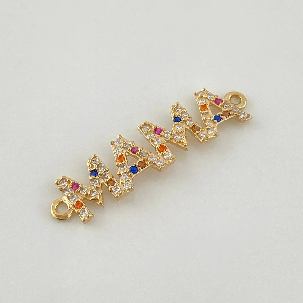 Herraje Mama 1.25 g / 1 1/4 in Oro Amarillo 18K - Image 2