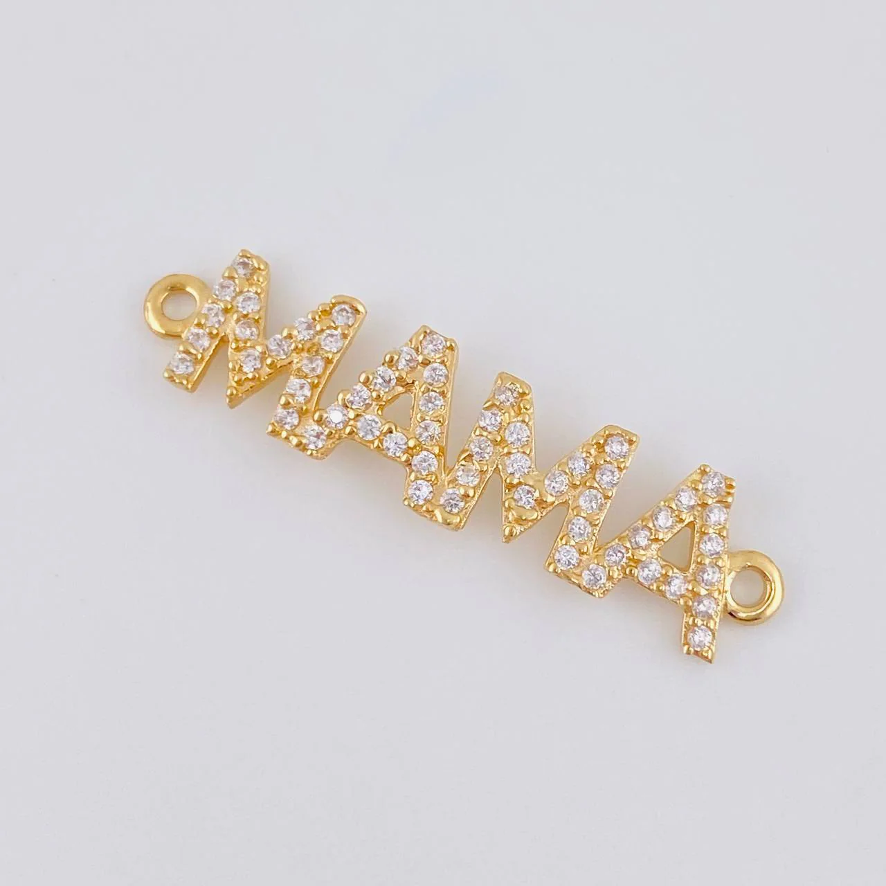 Herraje Mama 1.25 g / 3/4 in Oro Amarillo 18K - Image 3