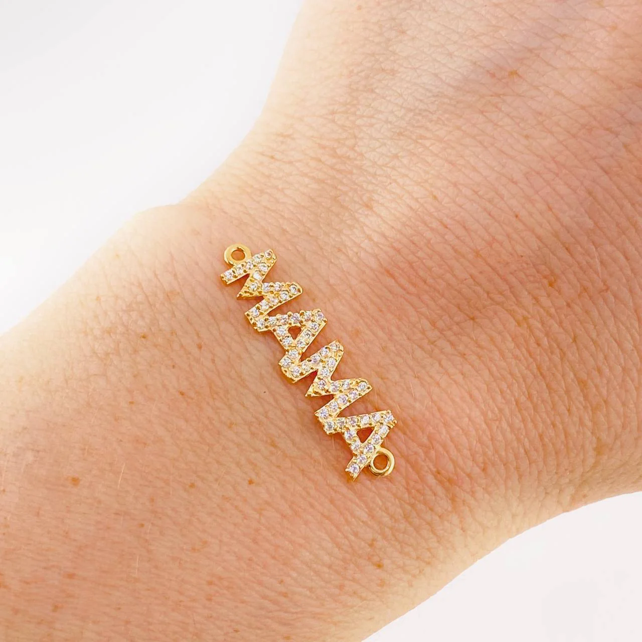 Herraje Mama 1.25 g / 3/4 in Oro Amarillo 18K - Image 5
