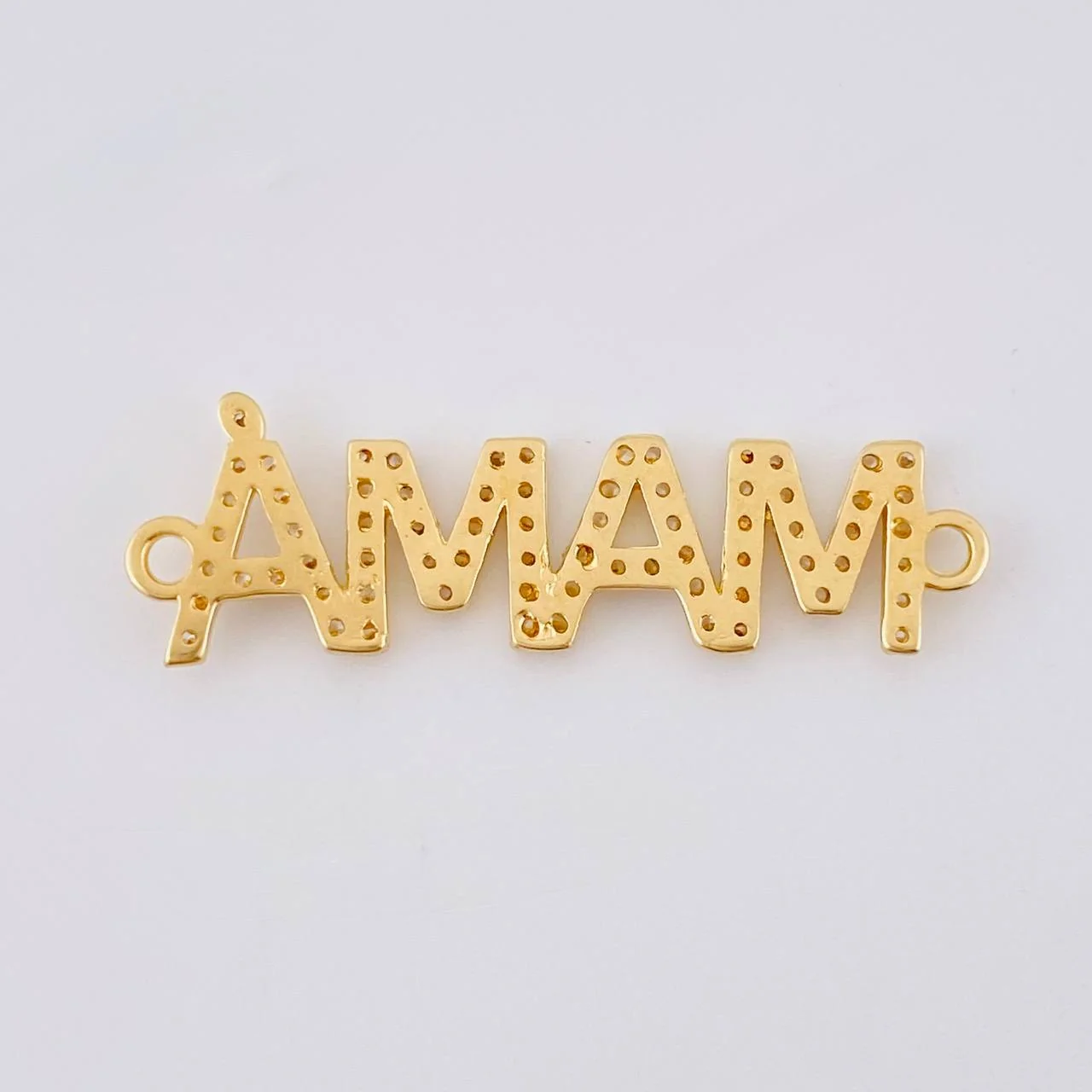 Herraje Mamá 2.05 g / 1 1/4 in Oro Amarillo 18K - Image 3