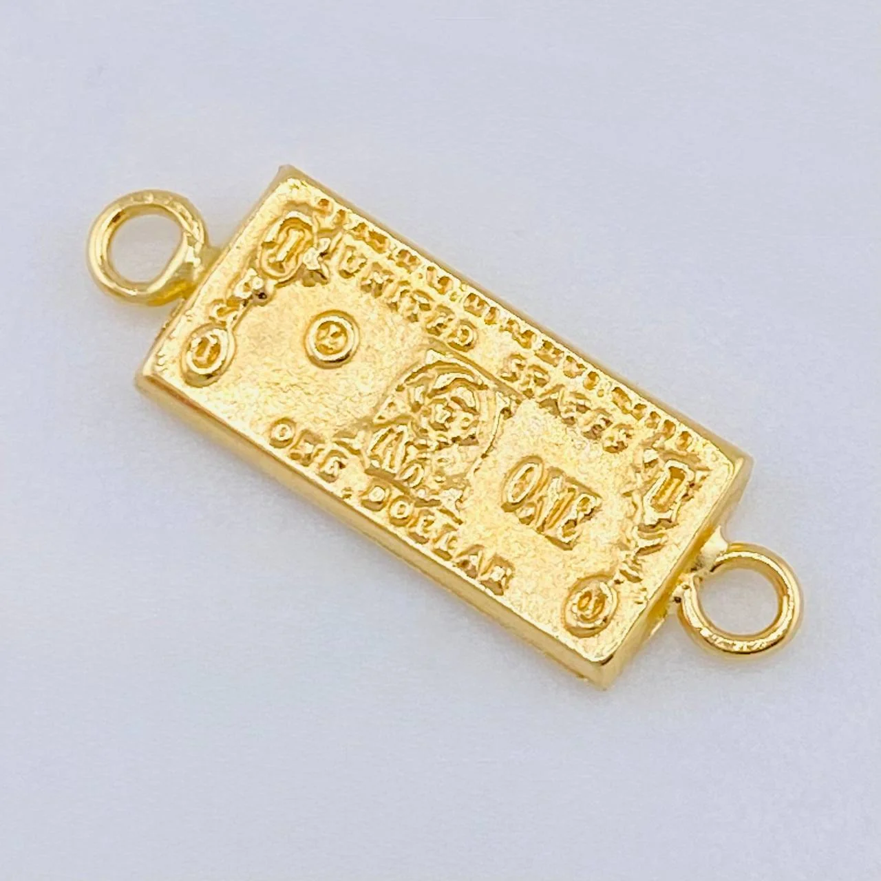 Herraje One Dolar 0.55 g / 1/2 in Oro Amarillo 18K - Image 3