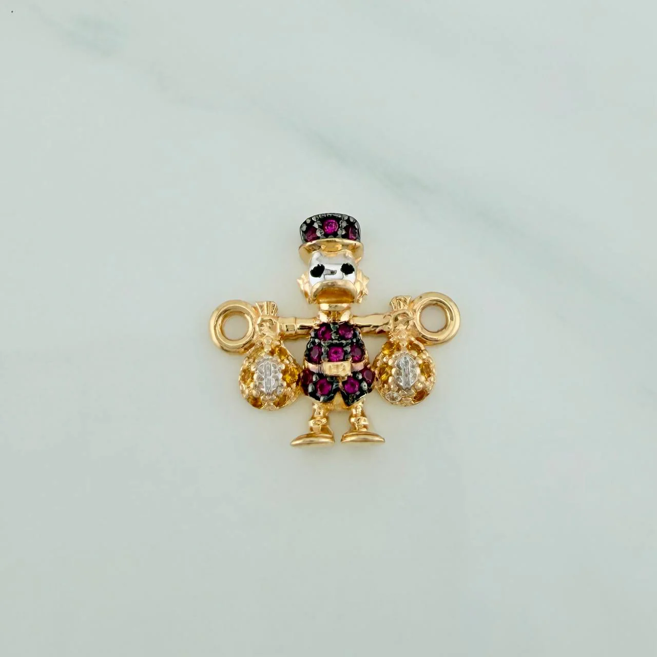 Herraje Pato Bolsas Dinero 1.5gr / 3/4 in / Tres Oros 18K % - Image 2