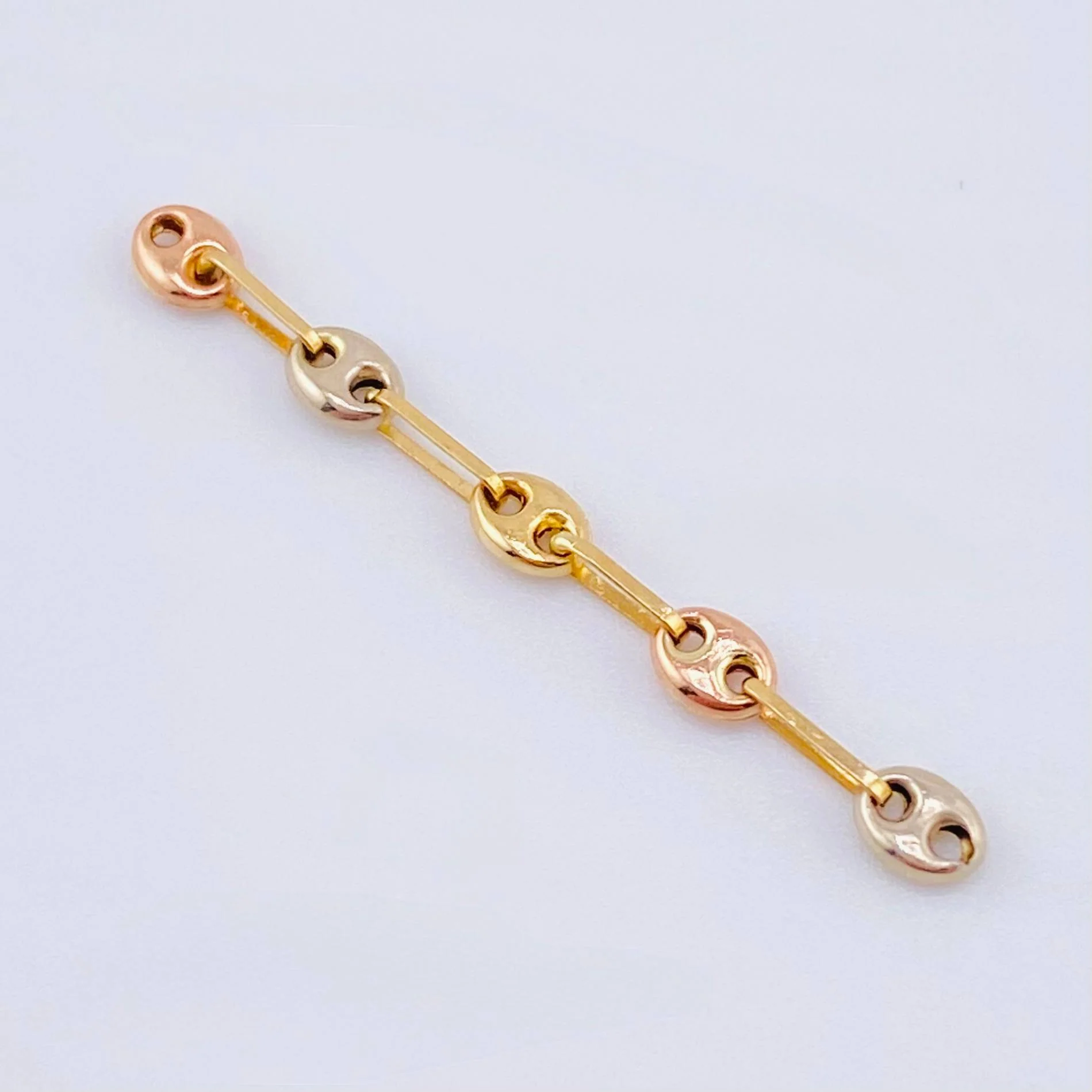 Herraje Retazo GC 5 Eslabones 0.3gr / 1 1/4 in / 3.35mm Tres Oros 18K * - Image 2