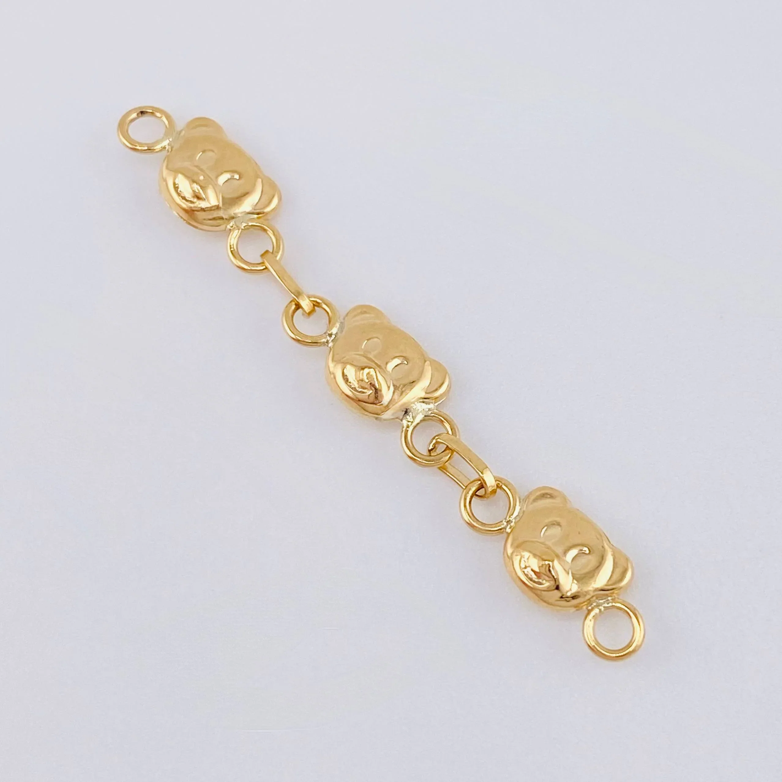 Herraje Retazo Oso 0.85 g / 1 1/2 in Oro Amarillo 18K - Image 2