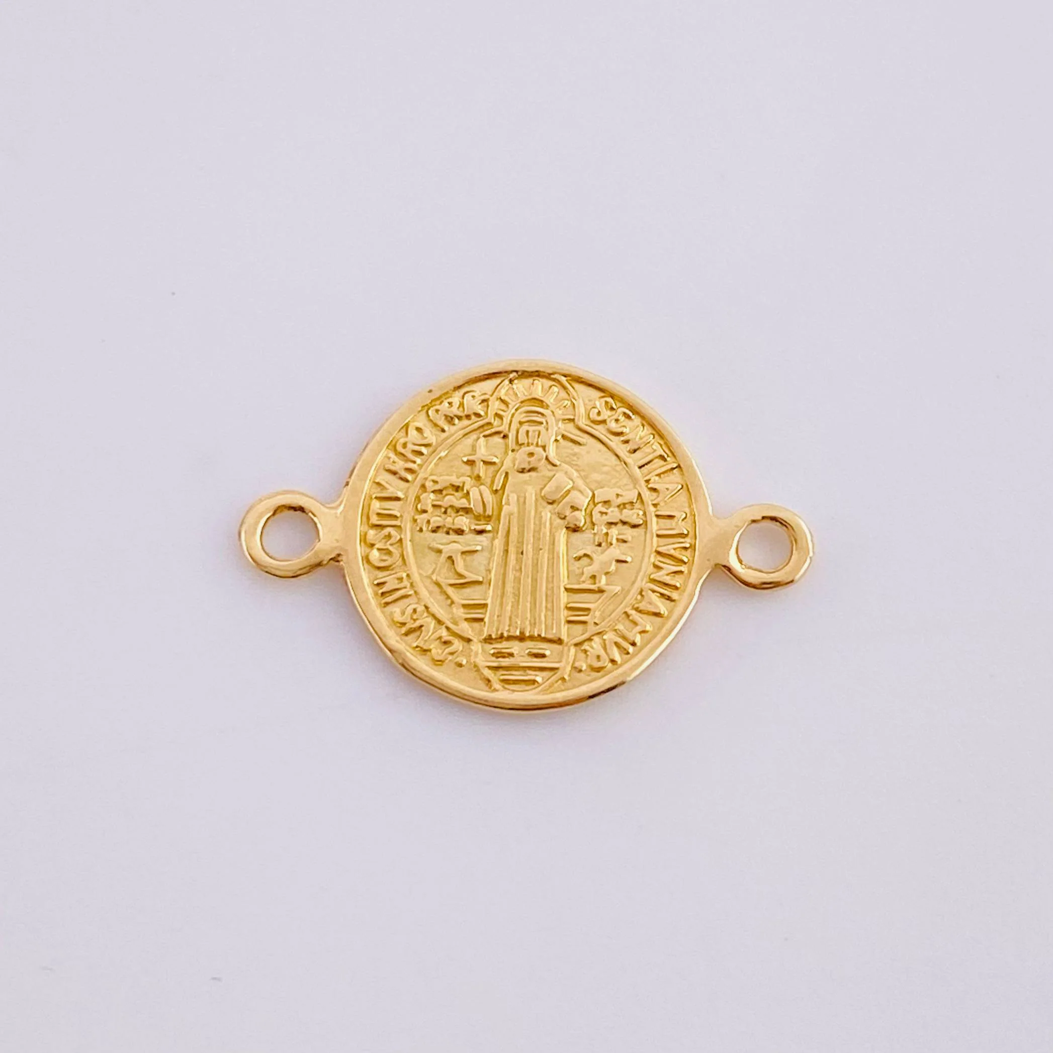 Herraje San Benito 0.8 g / 3/4 in Oro Amarillo 18K
