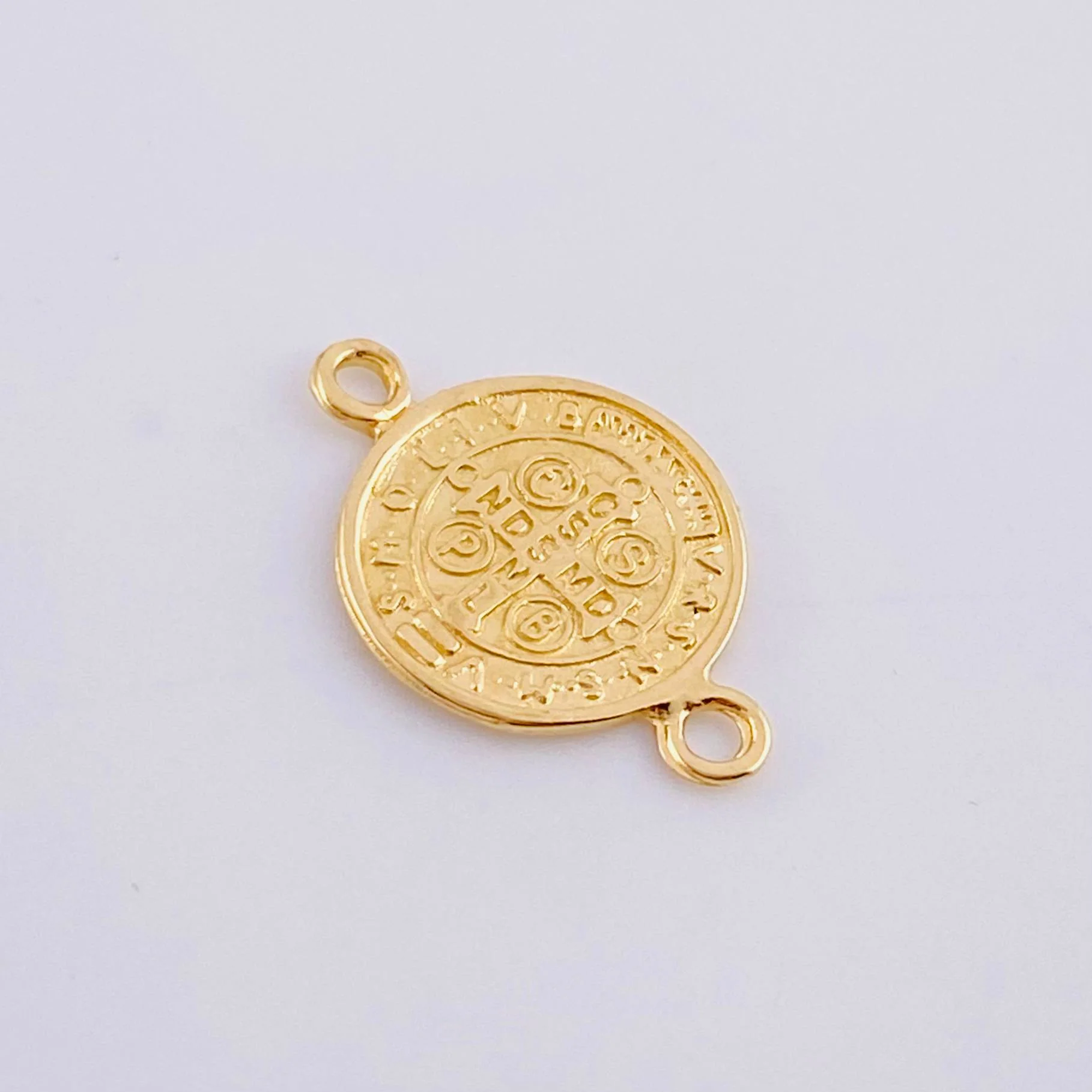 Herraje San Benito 0.8 g / 3/4 in Oro Amarillo 18K - Image 2