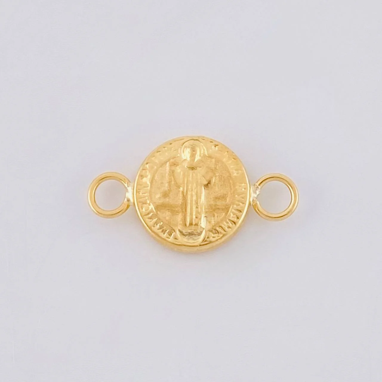Herraje San Benito Mate 0.45 g / 3/4 in Oro Amarillo 18K