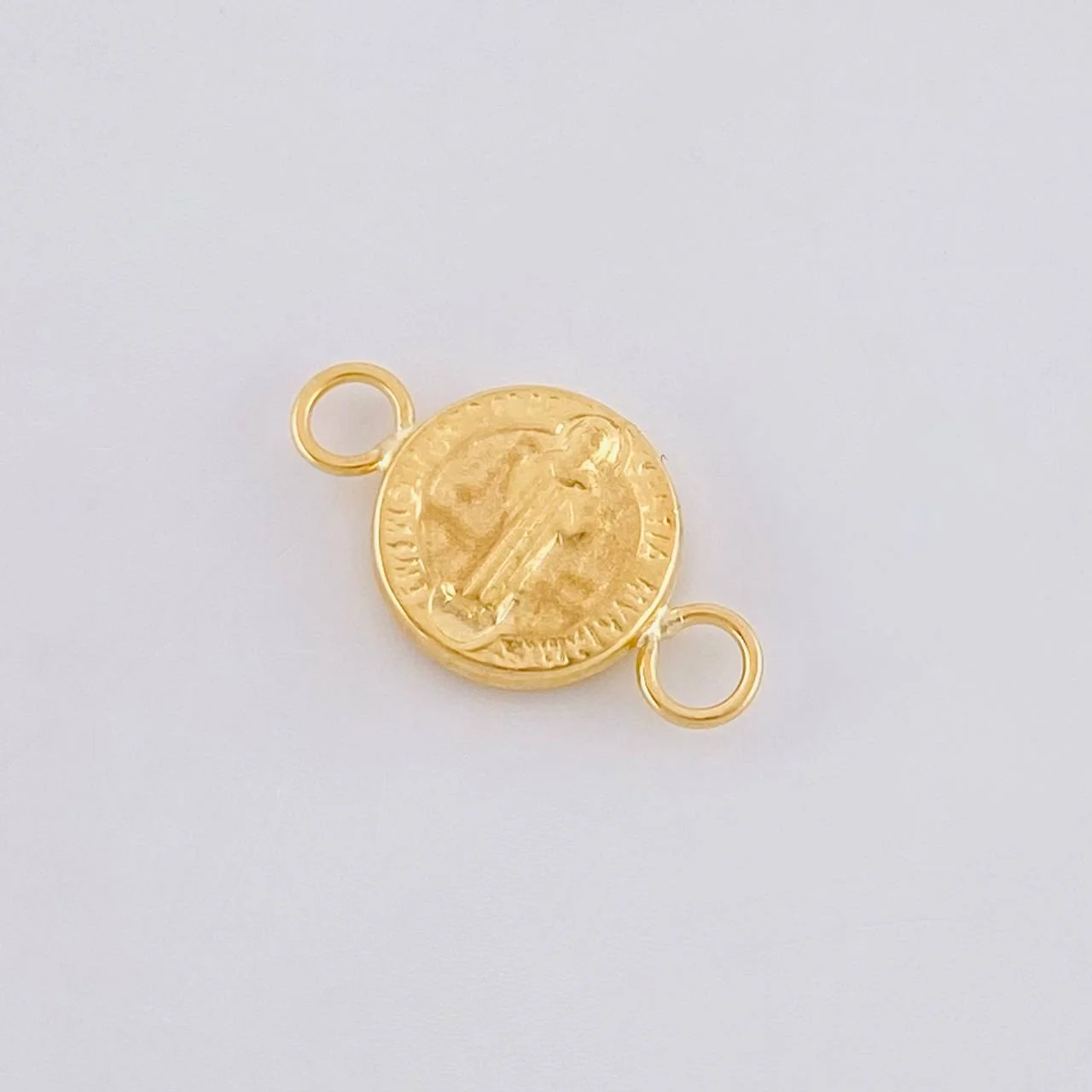 Herraje San Benito Mate 0.45 g / 3/4 in Oro Amarillo 18K - Image 2