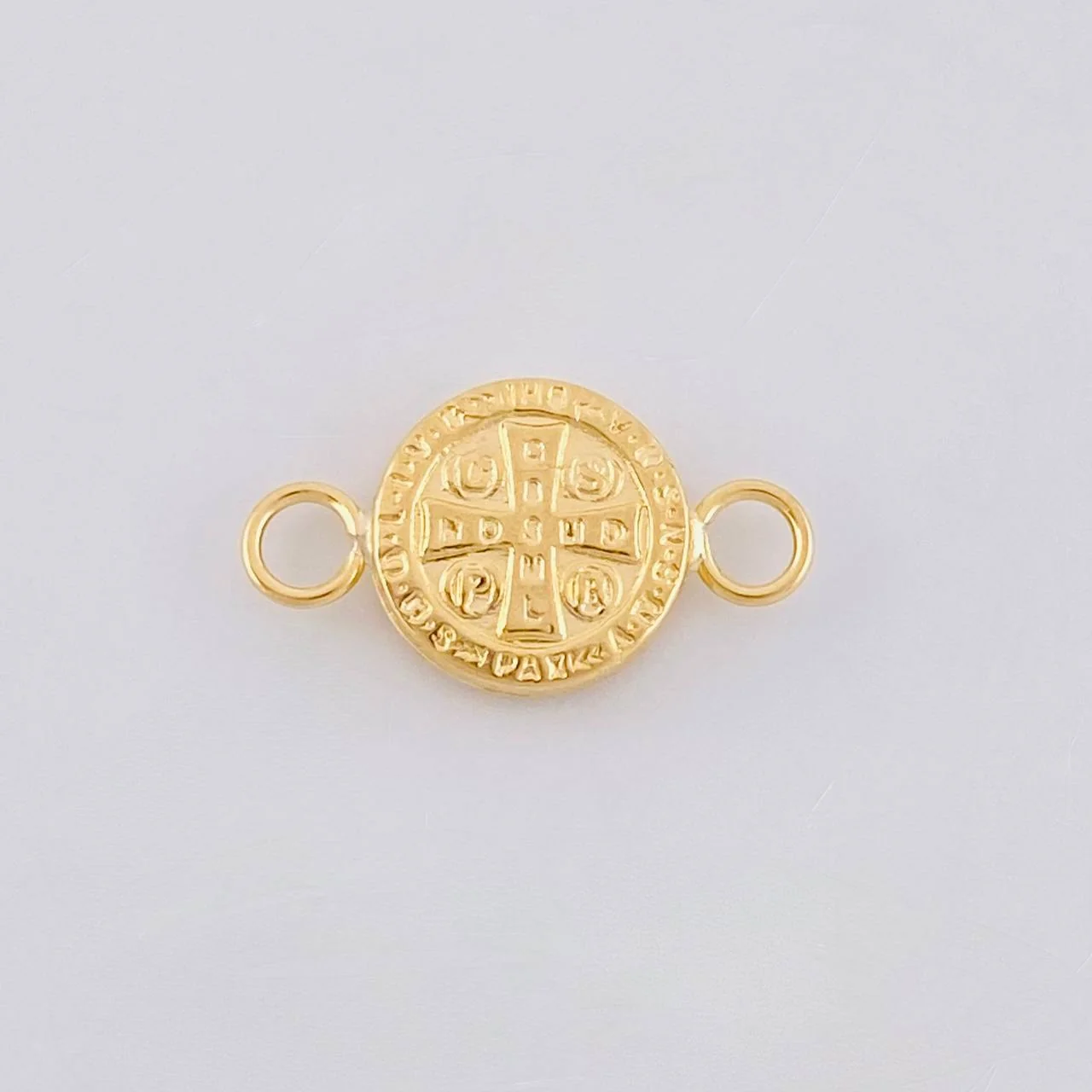Herraje San Benito Mate 0.45 g / 3/4 in Oro Amarillo 18K - Image 3