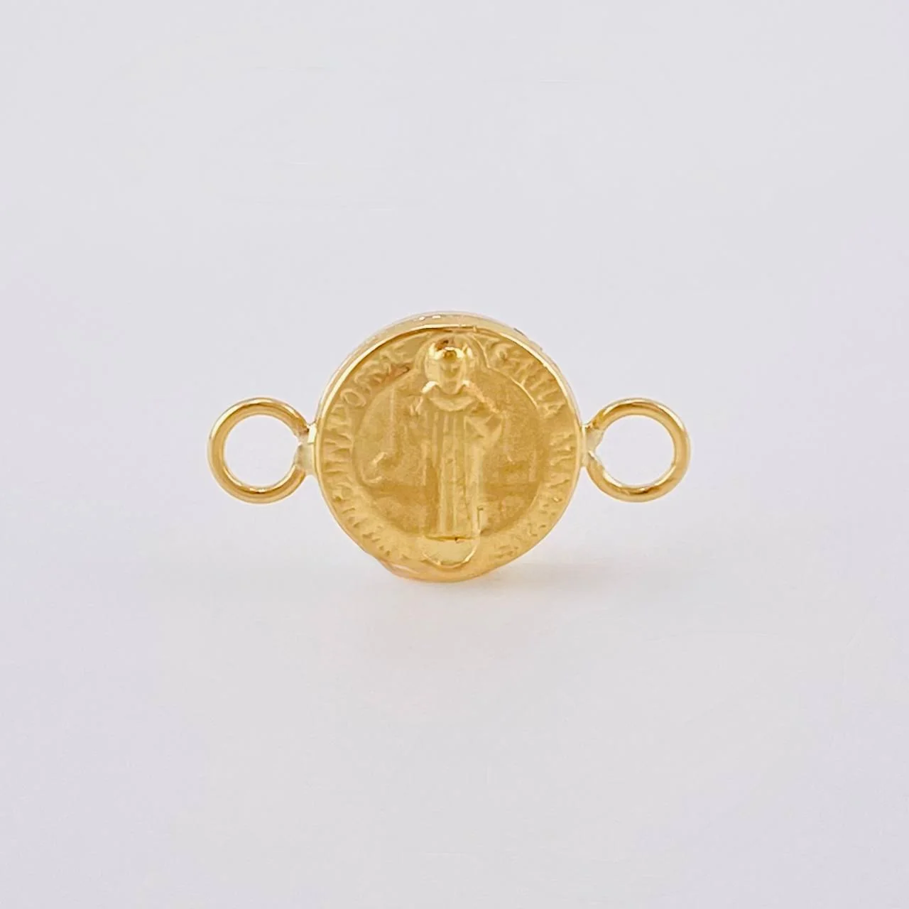 Herraje San Benito Mate 0.45 g / 3/4 in Oro Amarillo 18K - Image 4