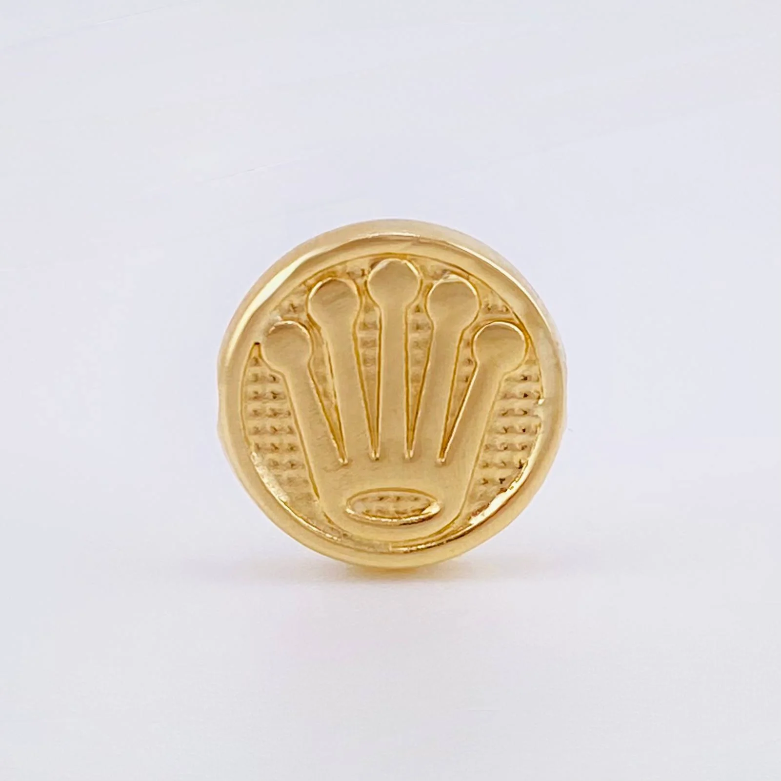 Herraje Tambor Corona Circular 0.45gr / 1/2 in / Oro Amarillo 18K