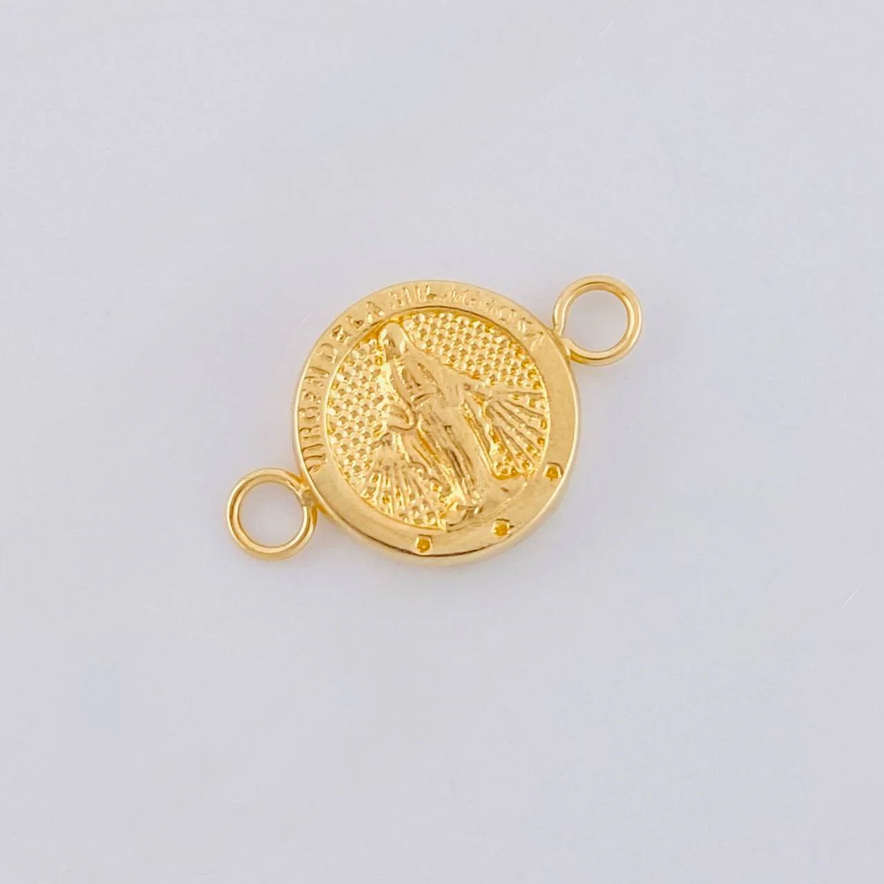 Herraje Virgen Milagrosa 0.5 g / 3/4 in Oro Amarillo 18K - Image 2