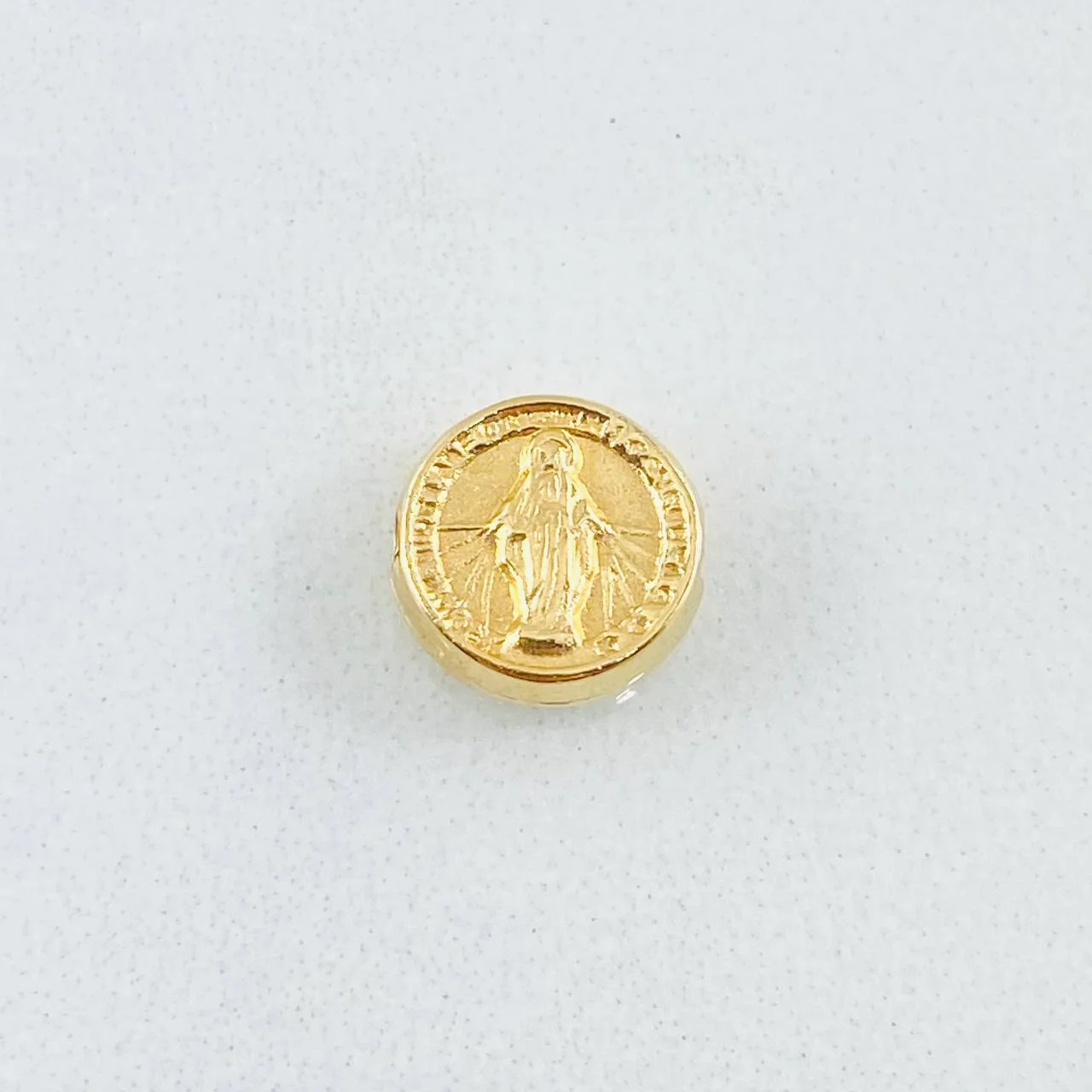 Herraje Virgen Milagrosa 0.5gr / 1/2 in / Oro Amarillo 18K ! - Image 2