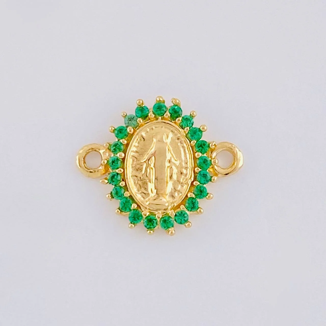 Herraje Virgen Milagrosa 0.85 g / 1/2 in Oro Amarillo 18K