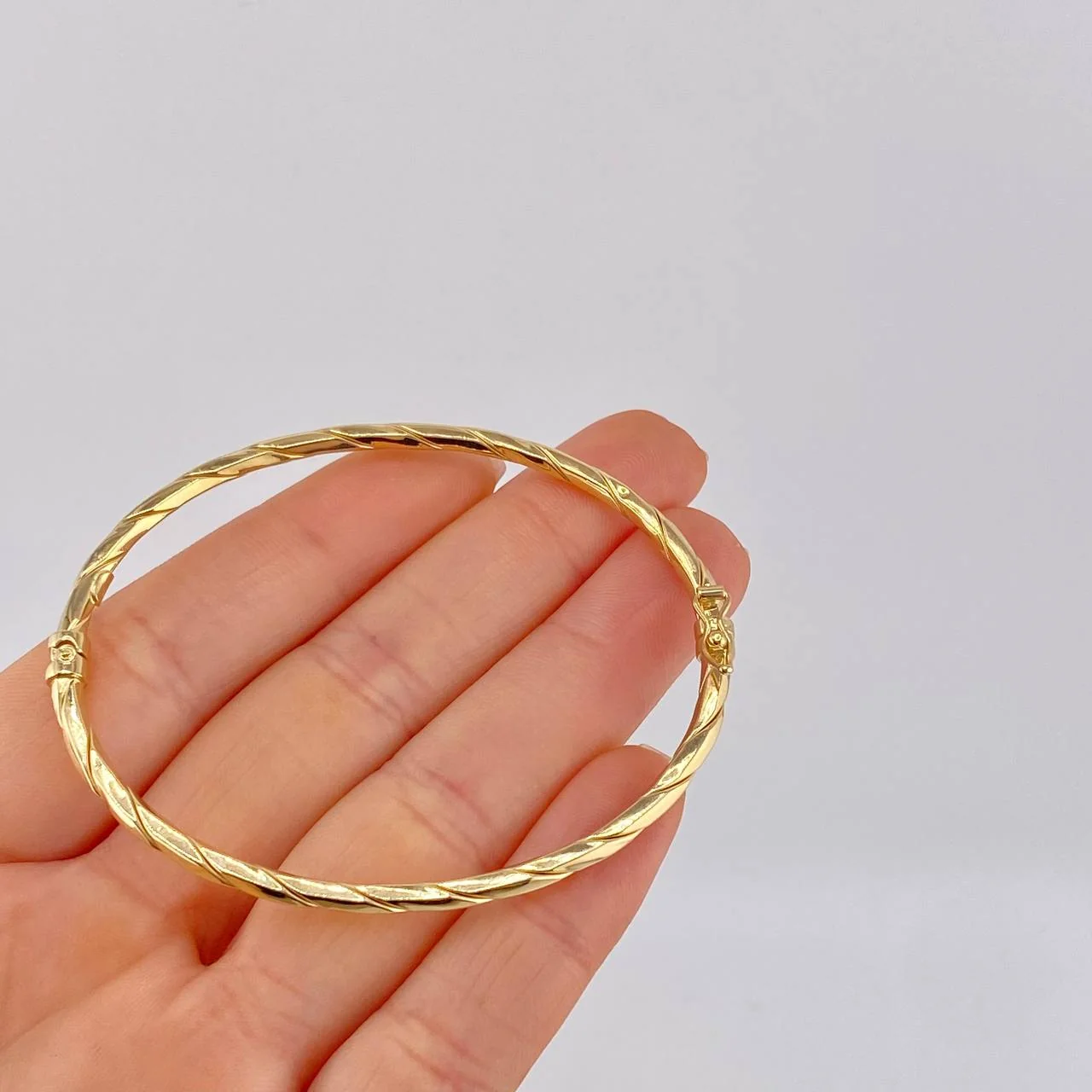 Pulso Aro Espiral 4 g / 7 1/2 in / 3 mm Oro Amarillo 18K - Image 3