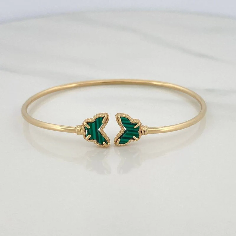 Pulso Aro Mariposa 3.5 g / 6 3/4 in / 1.8 mm Oro Amarillo 18K - Image 3