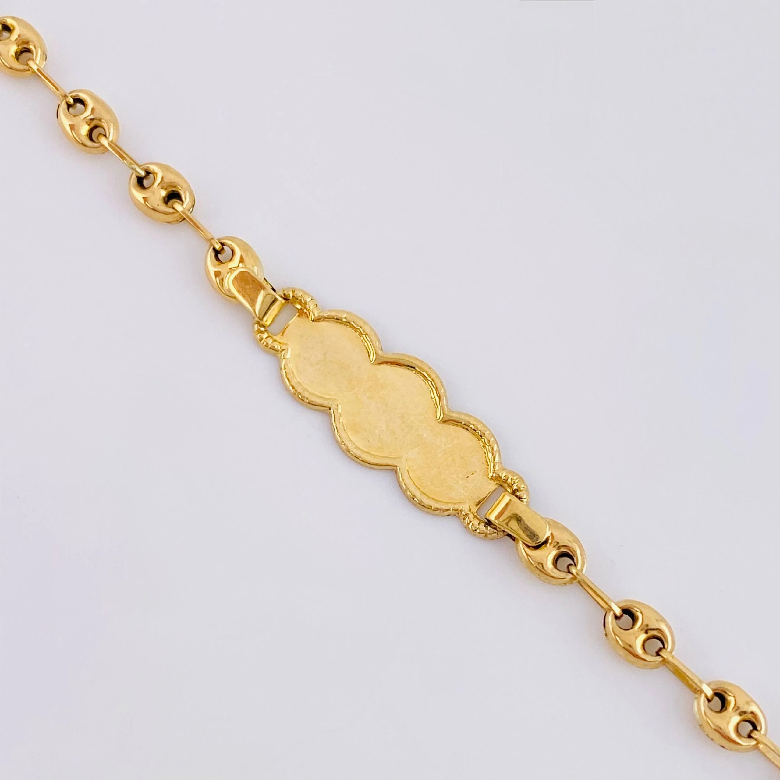 Pulso Bebé Gc Nube Bordeada 1.95gr / 5 3/4 in / 3.65mm Oro Amarillo 18K © - Image 2