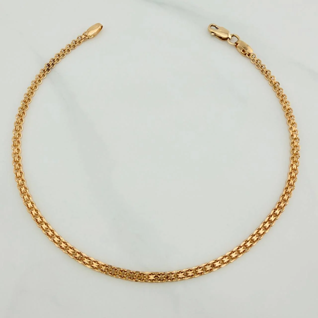 Pulso China 2.9gr / 8 in / 2.2mm Oro Amarillo Nac.Esp. 18K $