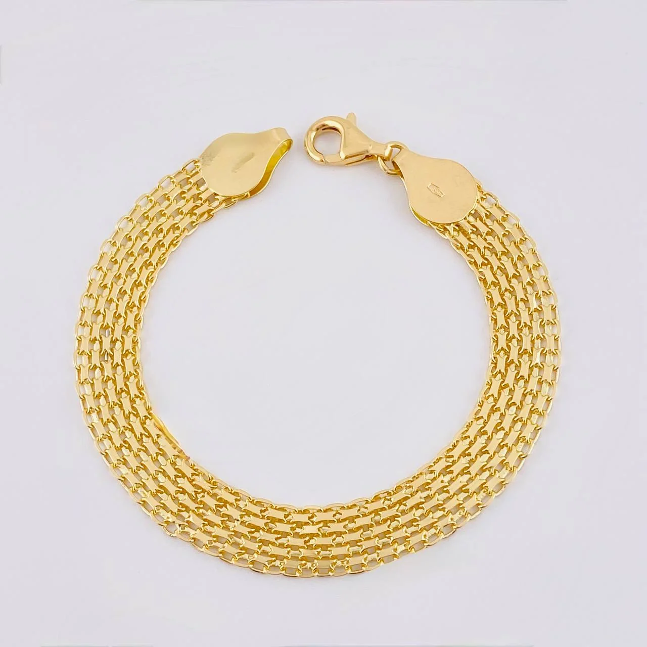 Pulso Chino 12.3 g / 7 1/2 in / 8.7 mm Oro Amarillo 18K