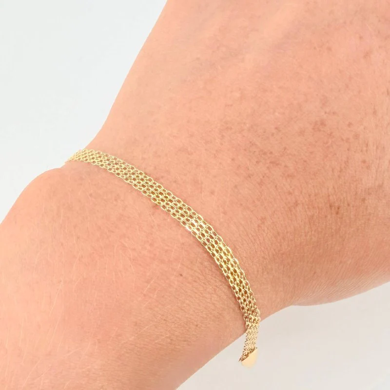 Pulso Chino 2.6 g / 7 3/4 in / 3.55 mm Oro Amarillo 18K - Image 4