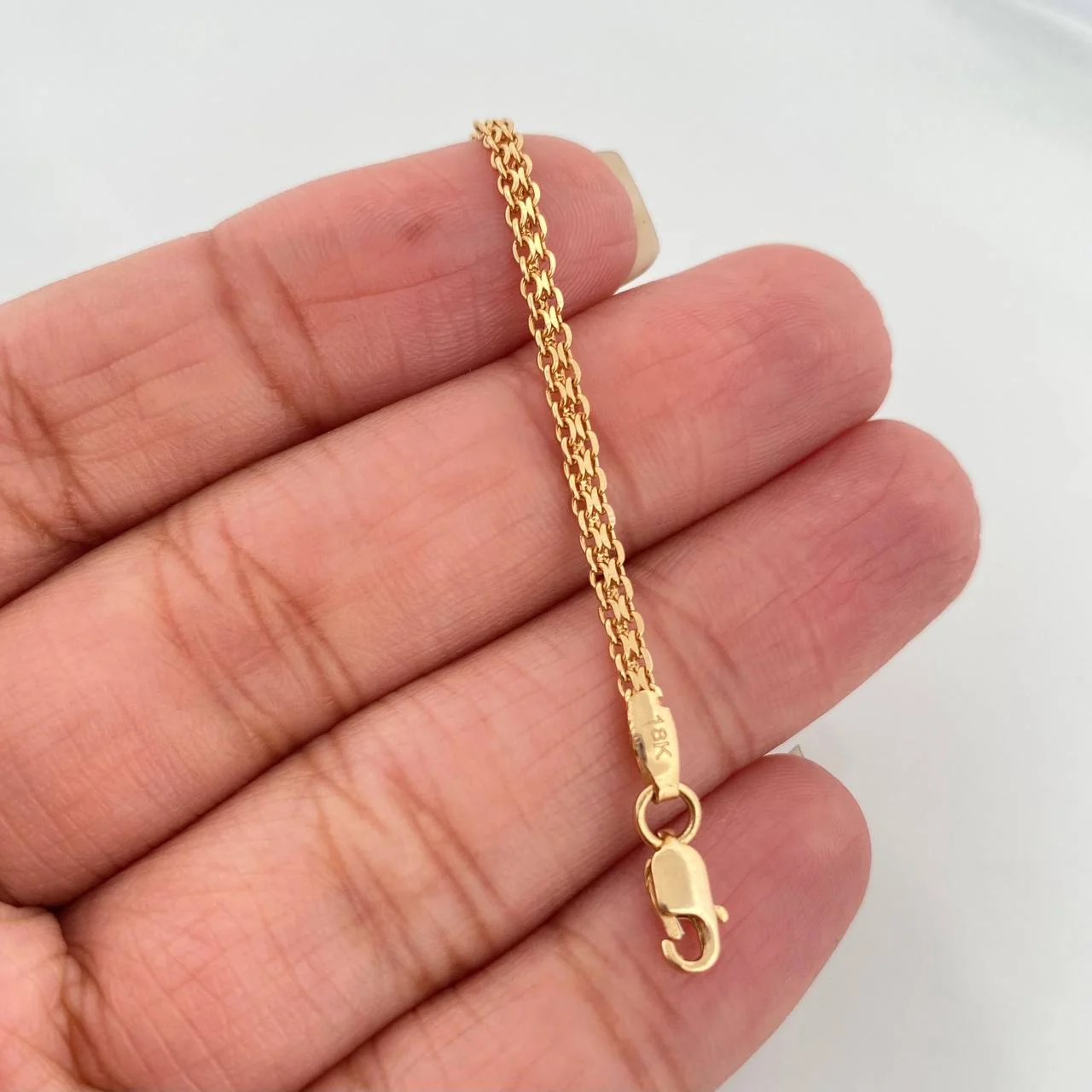 Pulso Chino 2.8gr / 7 3/4 in / 1.95mm Oro Amarillo Nac.Esp. 18K $ - Image 4