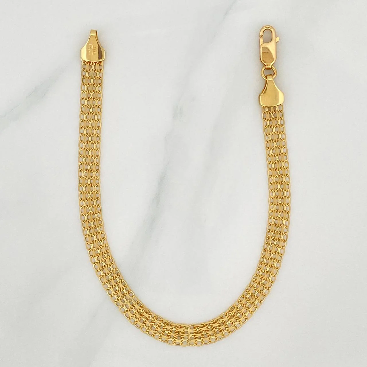 Pulso Chino 5.55 g / 7 3/4 in / 5.6 mm Oro Amarillo 18K - Image 3