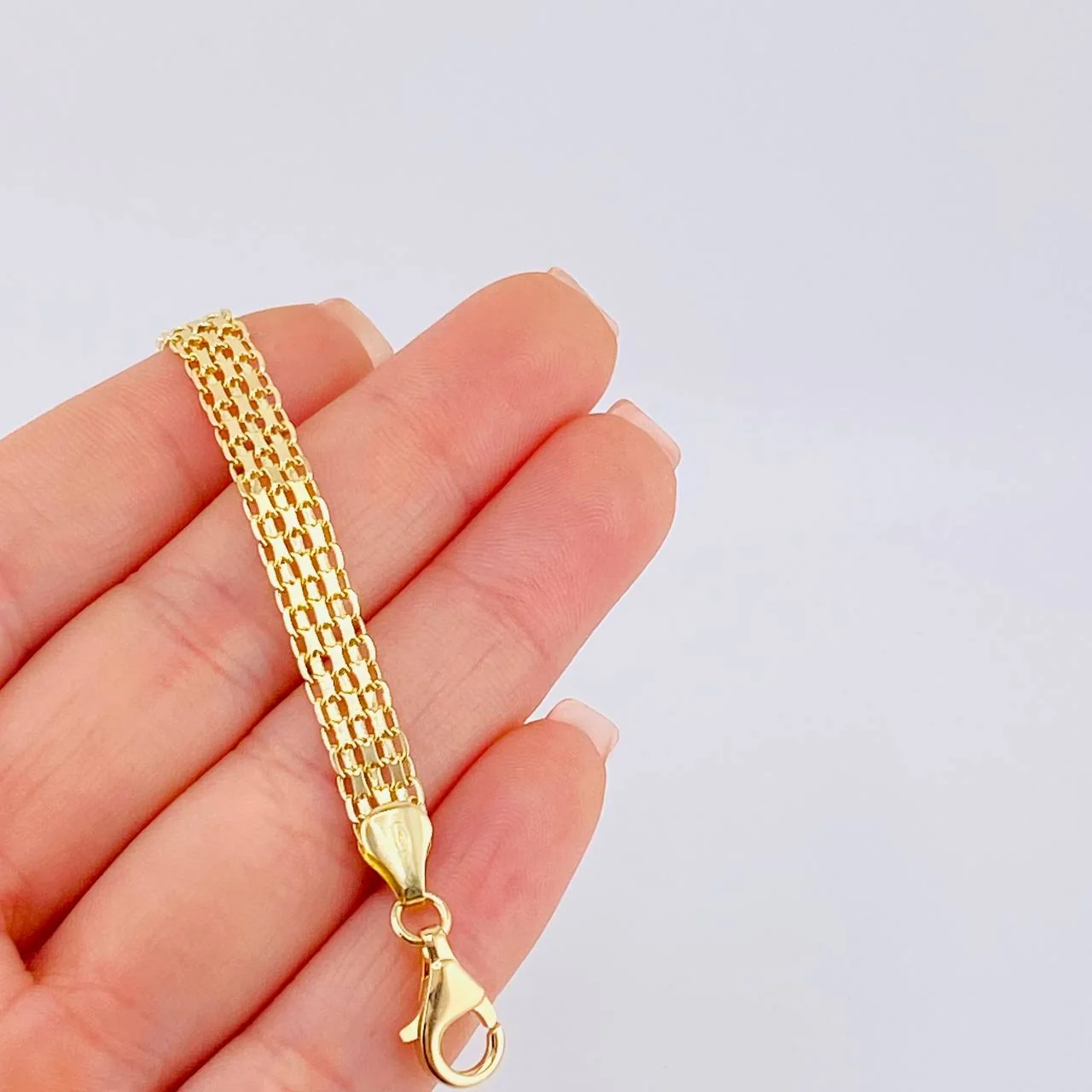 Pulso Chino 7.95 g / 7 1/2 in / 6,15 mm Oro Amarillo 18K - Image 3