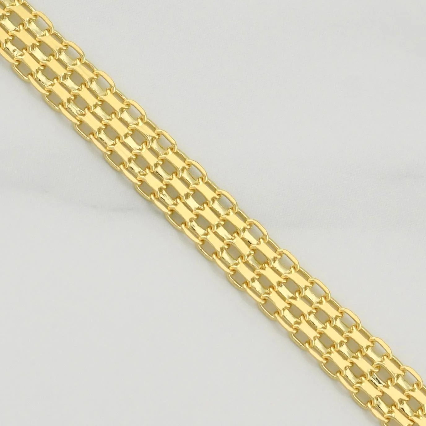 Pulso Chino 7.95gr / 7 1/2 in / 6.25mm Oro Amarillo +1 18K ! - Image 2